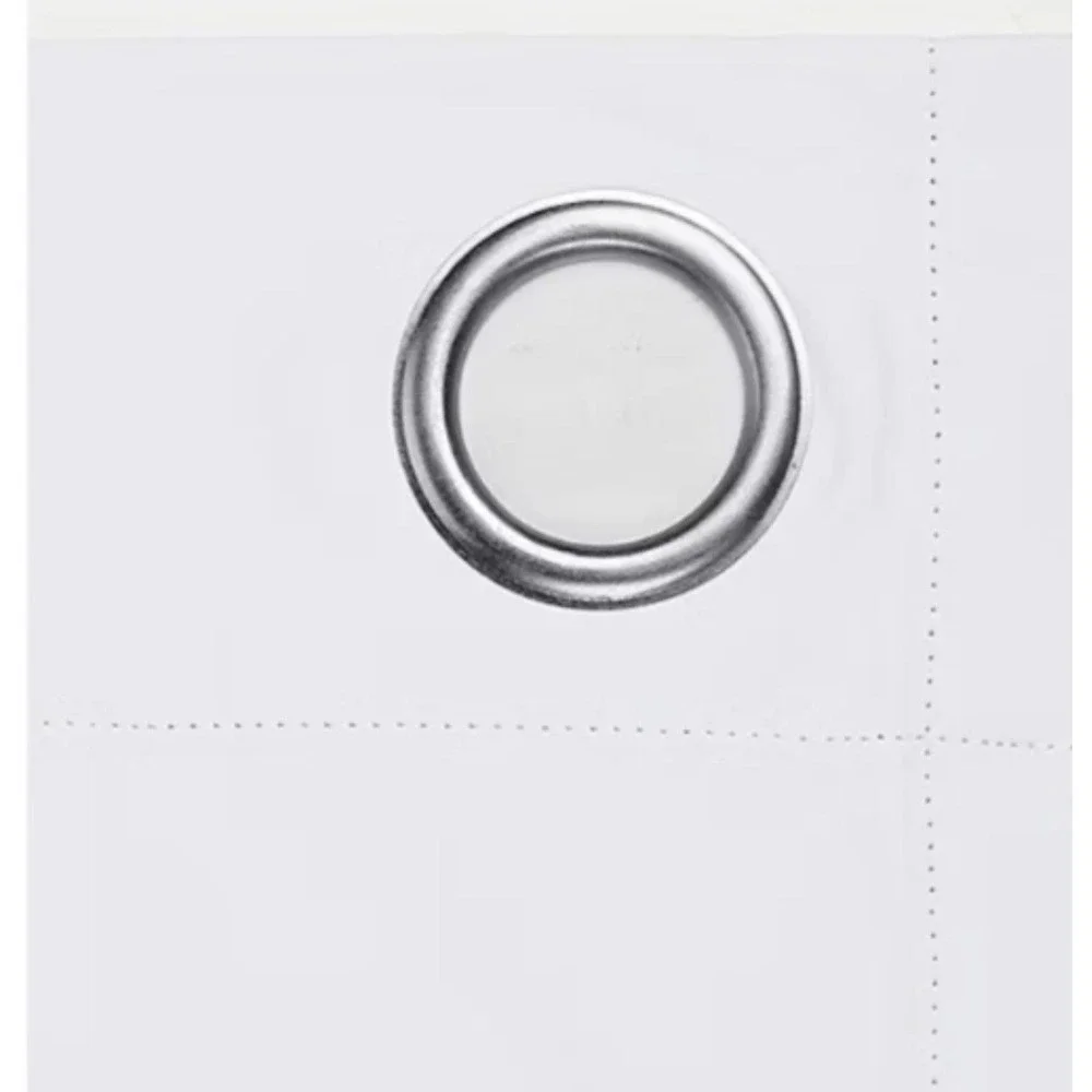 Sun Zero Blackout Set of 2 Curtain Panels white 50in x 84in Lichtenberg Grommets